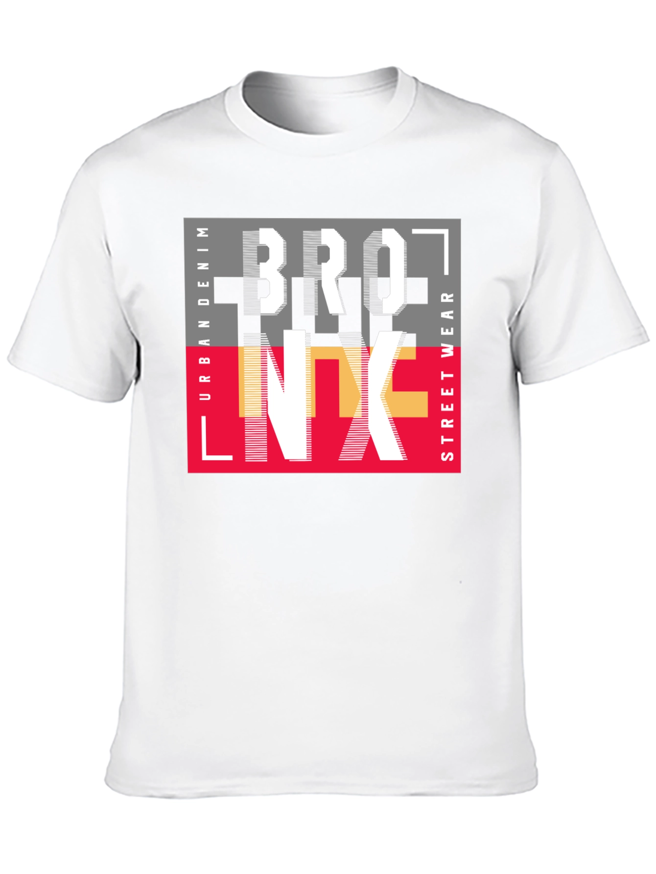 Bronx Graphic Print Mens T-Shirt