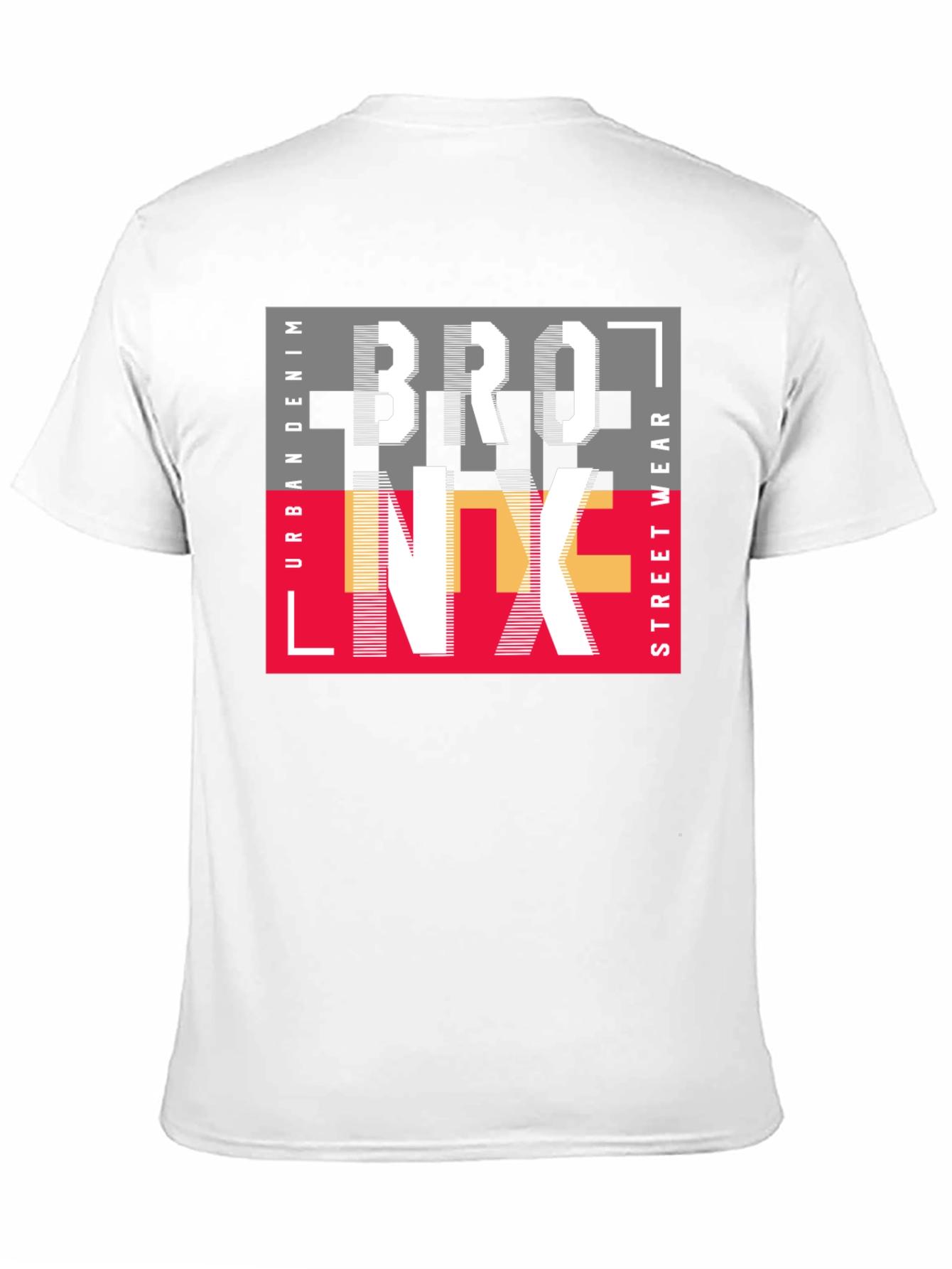 Bronx Graphic Print Mens T-Shirt