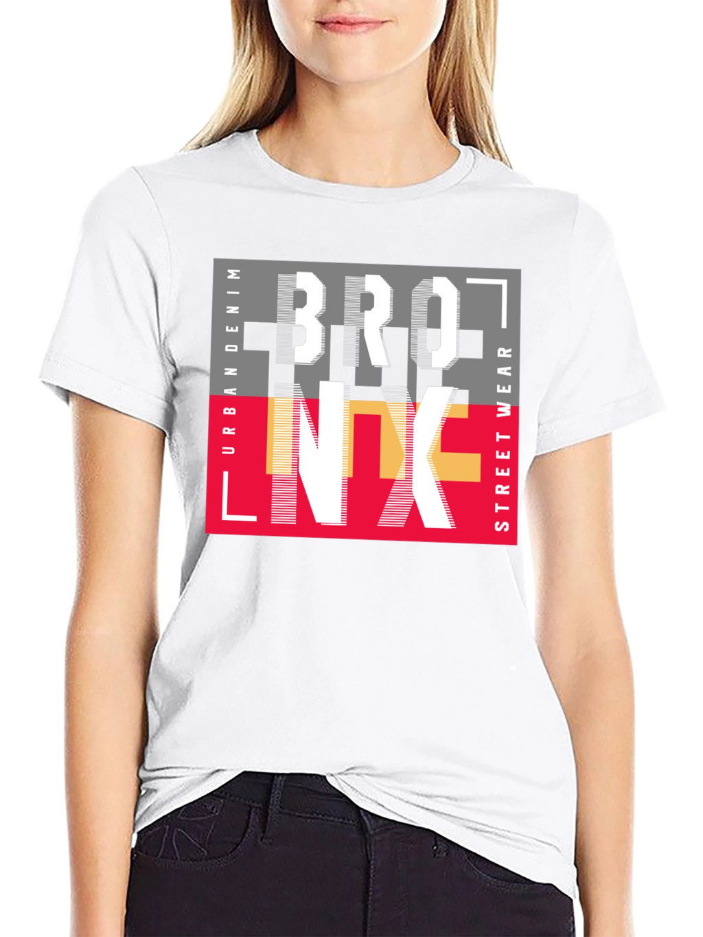 Bronx Graphic Print Mens T-Shirt
