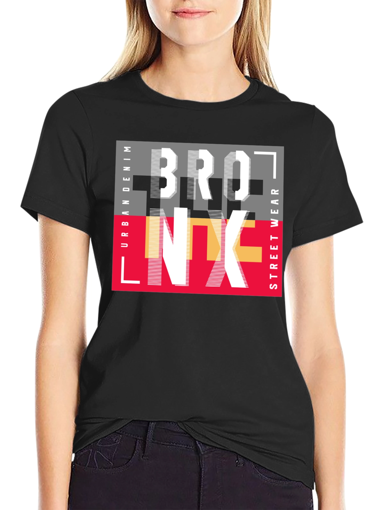 Bronx Graphic Print Mens T-Shirt