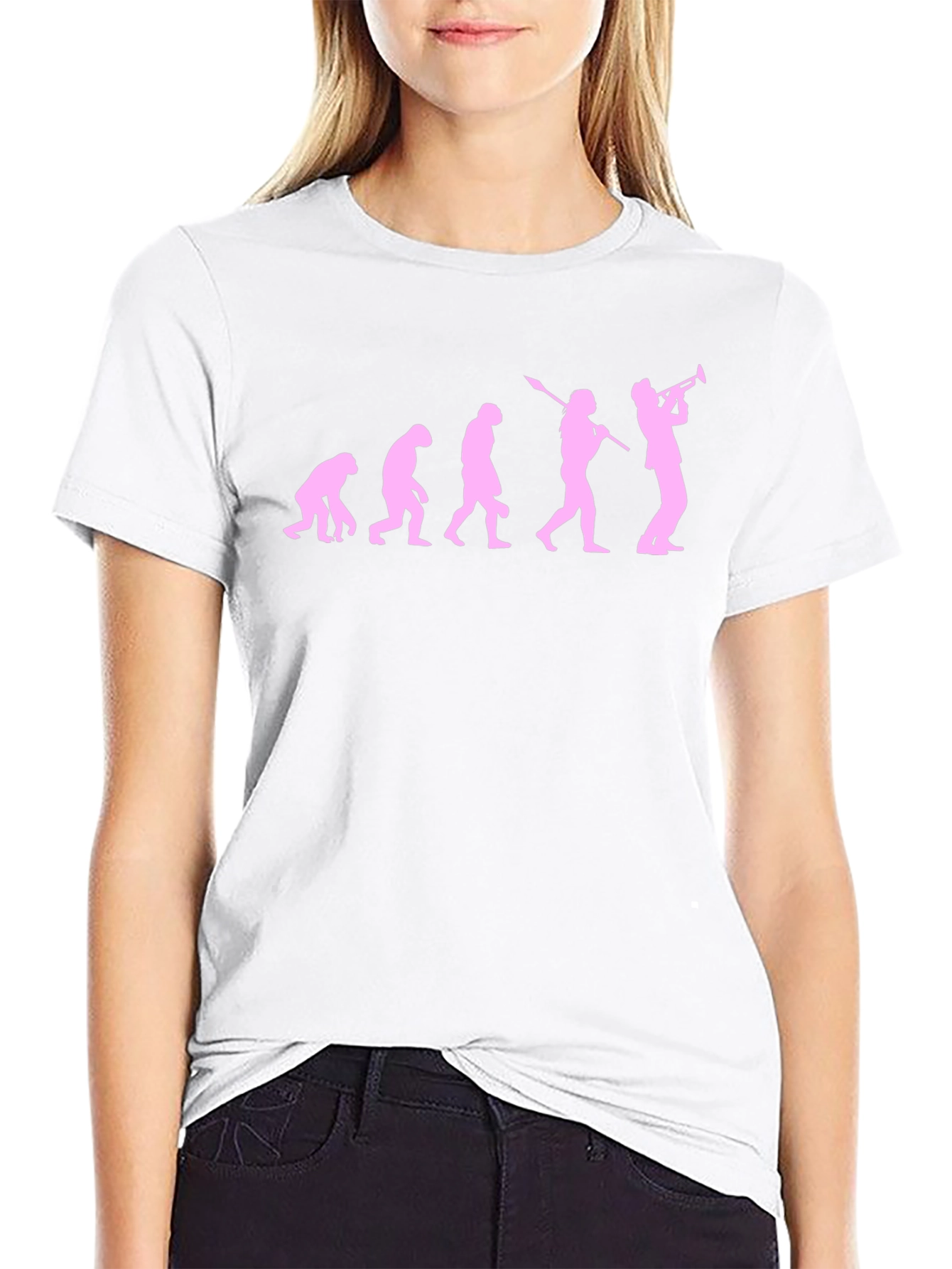 Evolution of Trumpet Player T-Shirt