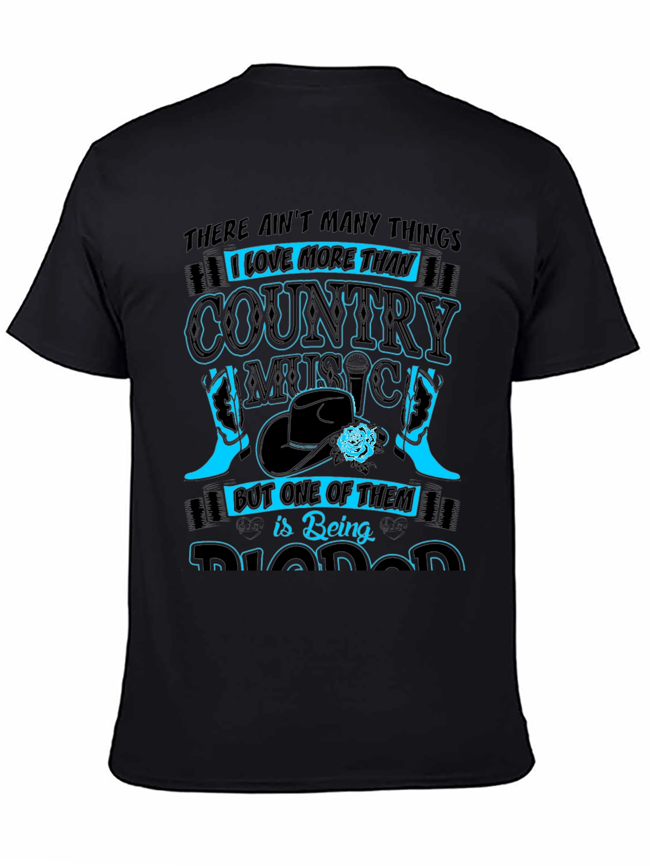 Country Music Lover T-Shirt: Aint Many Things I Love More