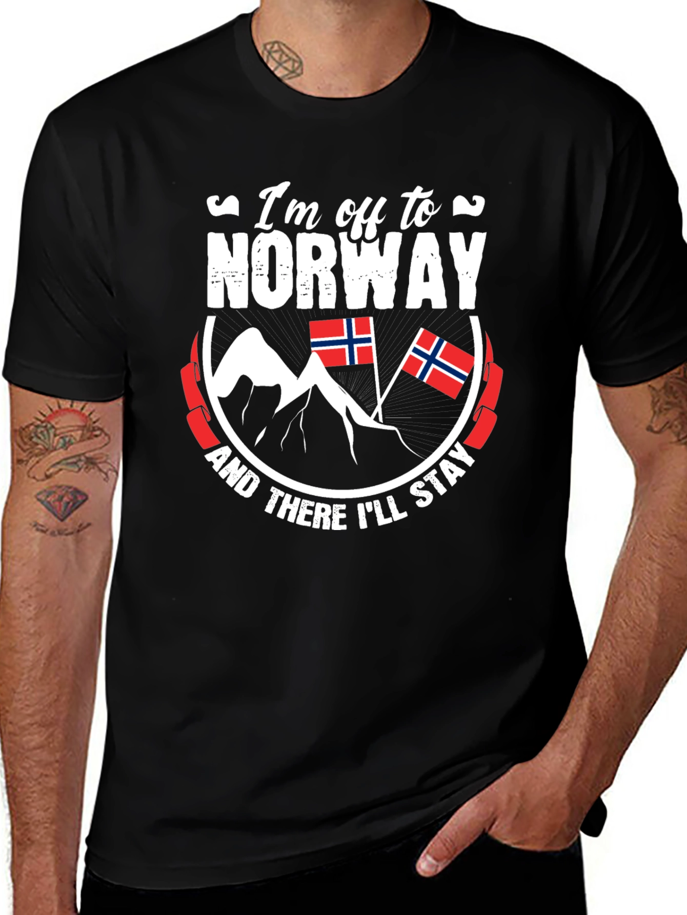 Norway Graphic Tee - Travel T-Shirt