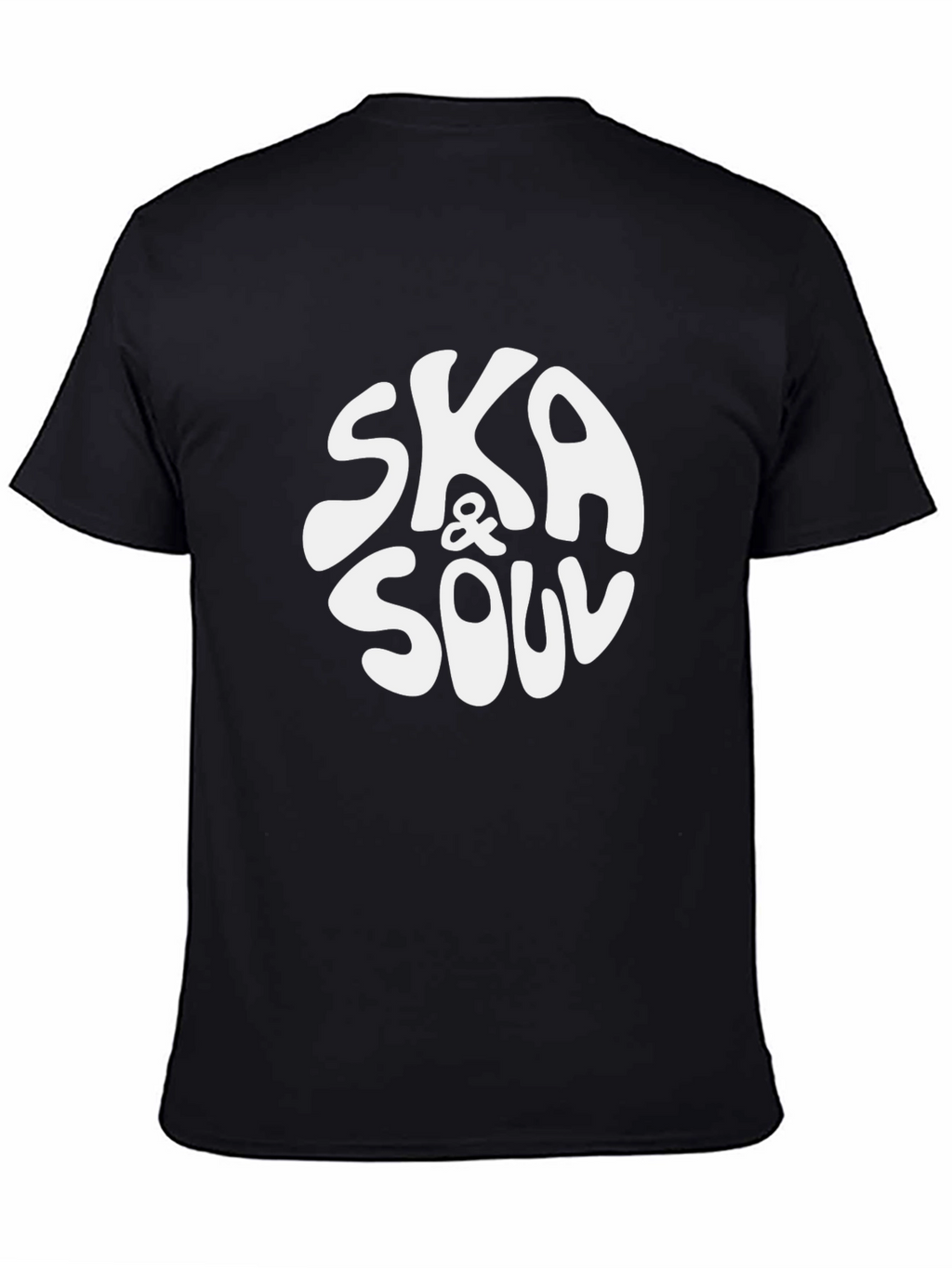 Ska & Soul Graphic Print Black T-Shirt