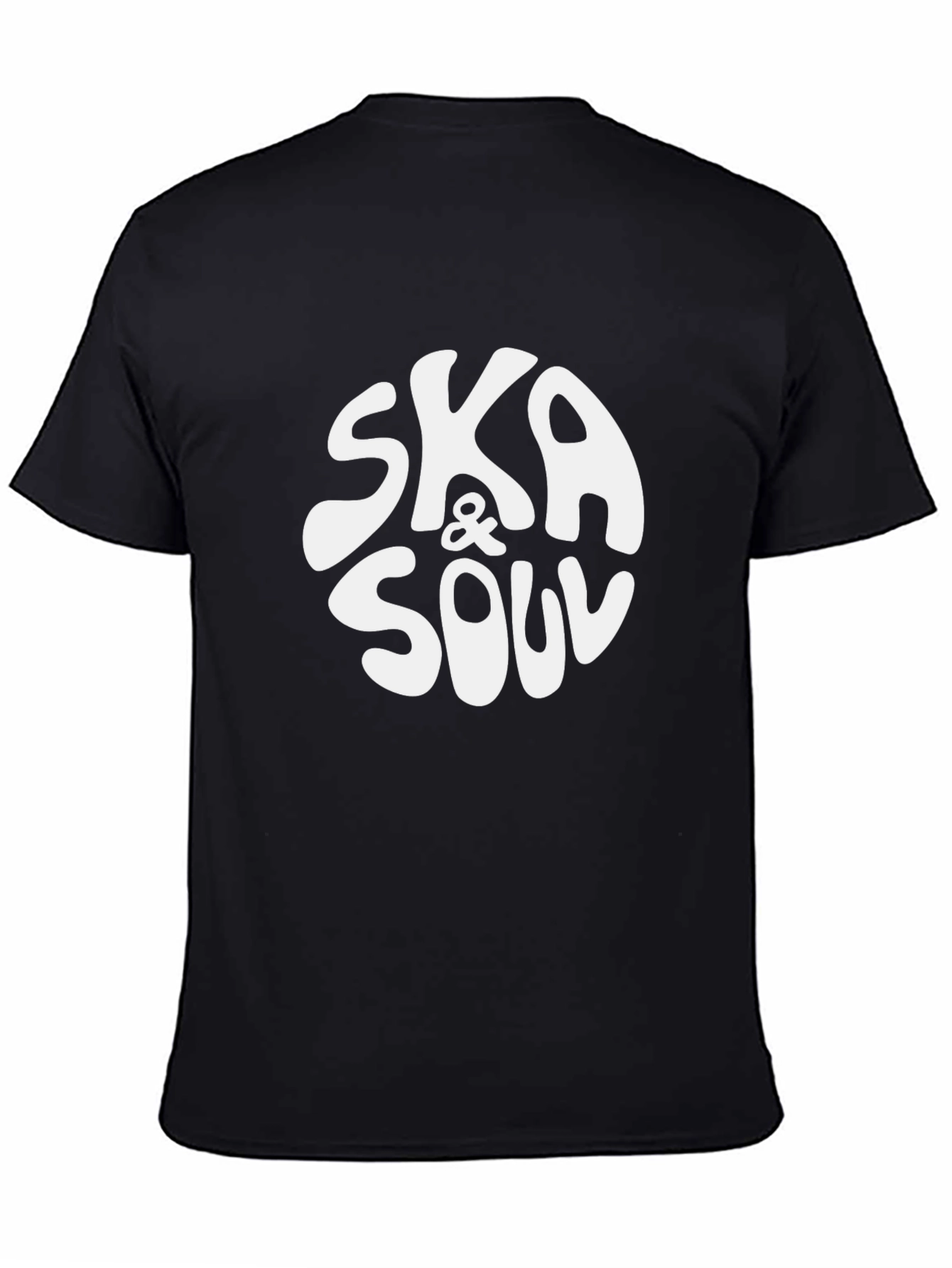 Ska & Soul Graphic Print Black T-Shirt