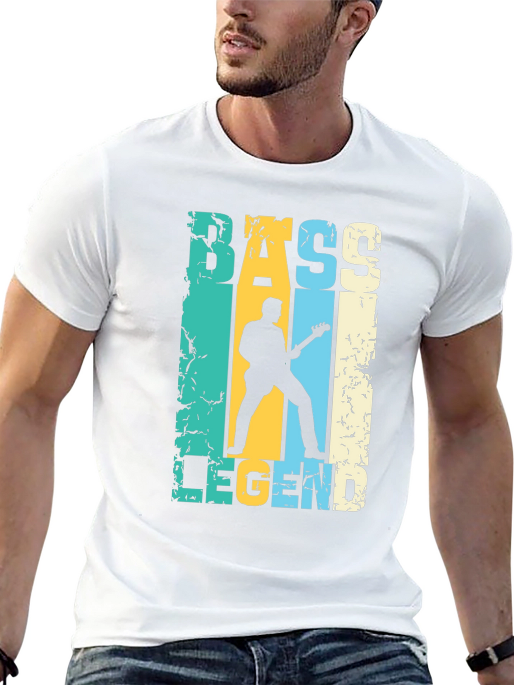 Bass Legend Graphic Tee - Musician T-Shirt