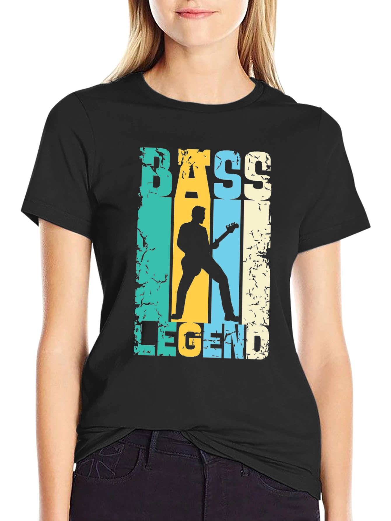 Bass Legend Graphic Tee - Musician T-Shirt