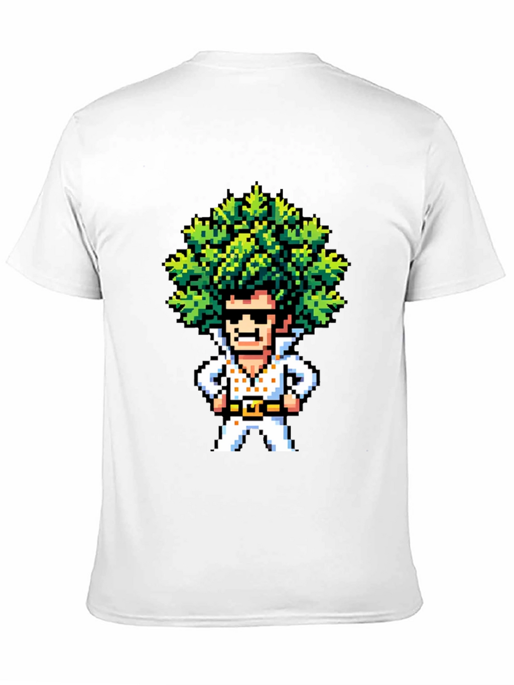Pixel Art Elvis T-Shirt - Retro Music Tee