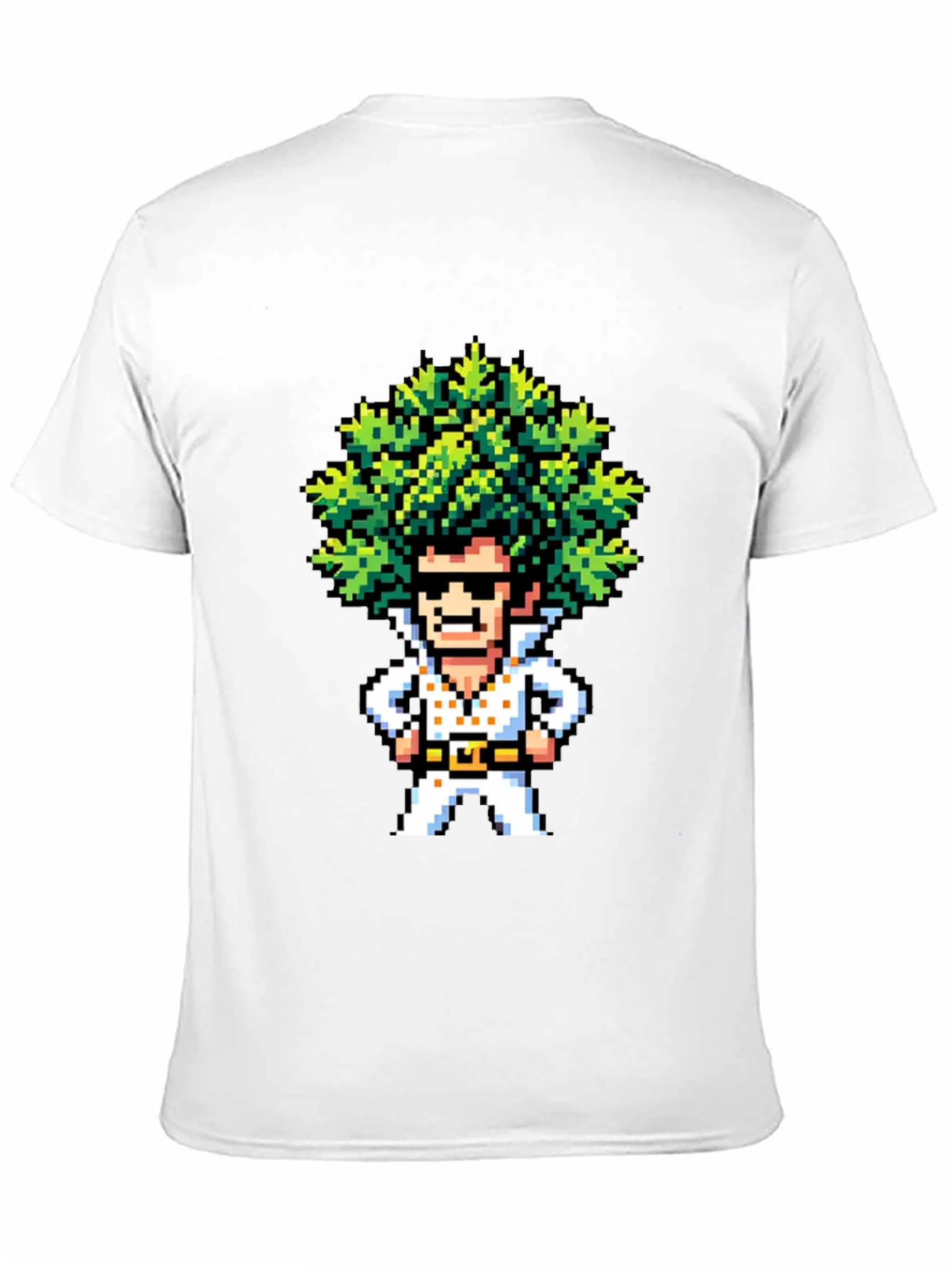 Pixel Art Elvis T-Shirt - Retro Music Tee