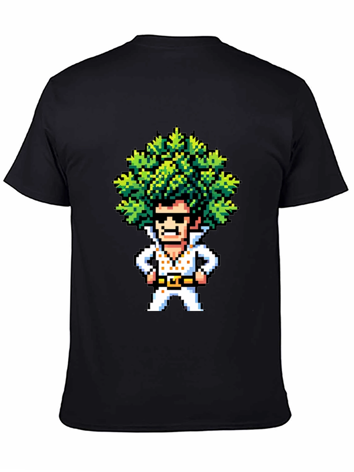 Pixel Art Elvis T-Shirt - Retro Music Tee