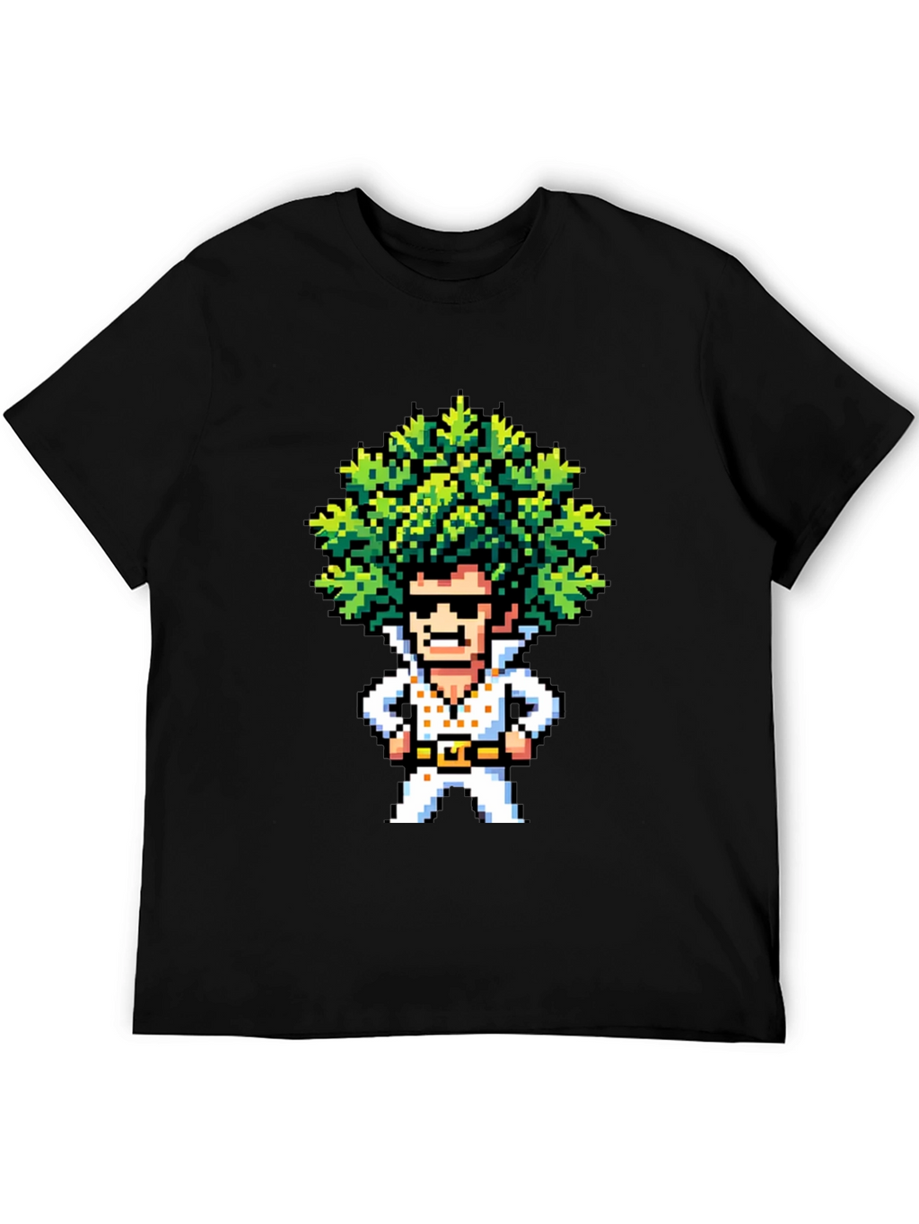 Pixel Art Elvis T-Shirt - Retro Music Tee