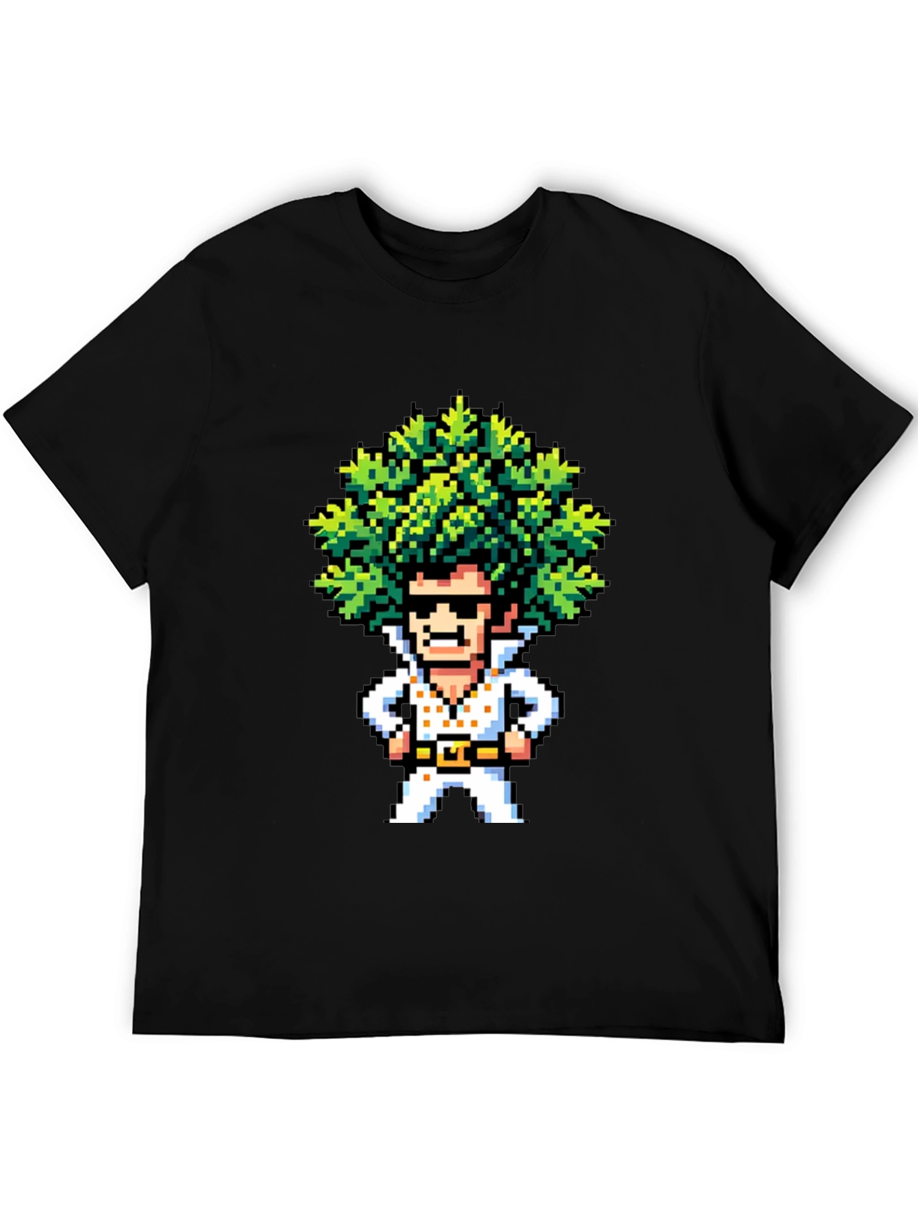 Pixel Art Elvis T-Shirt - Retro Music Tee