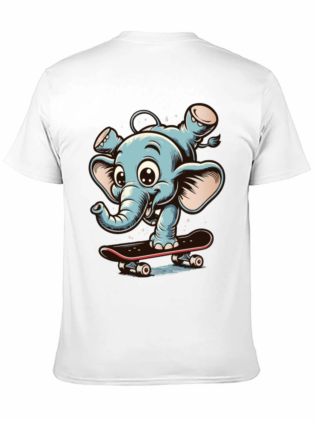 Elephant Skateboard Graphic Tee