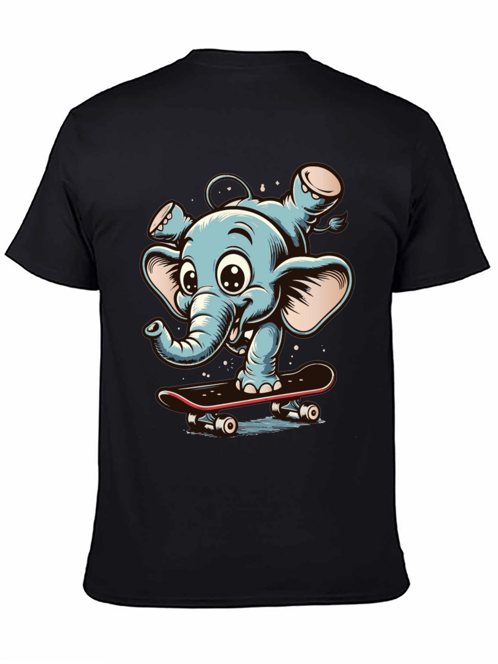 Elephant Skateboard Graphic Tee