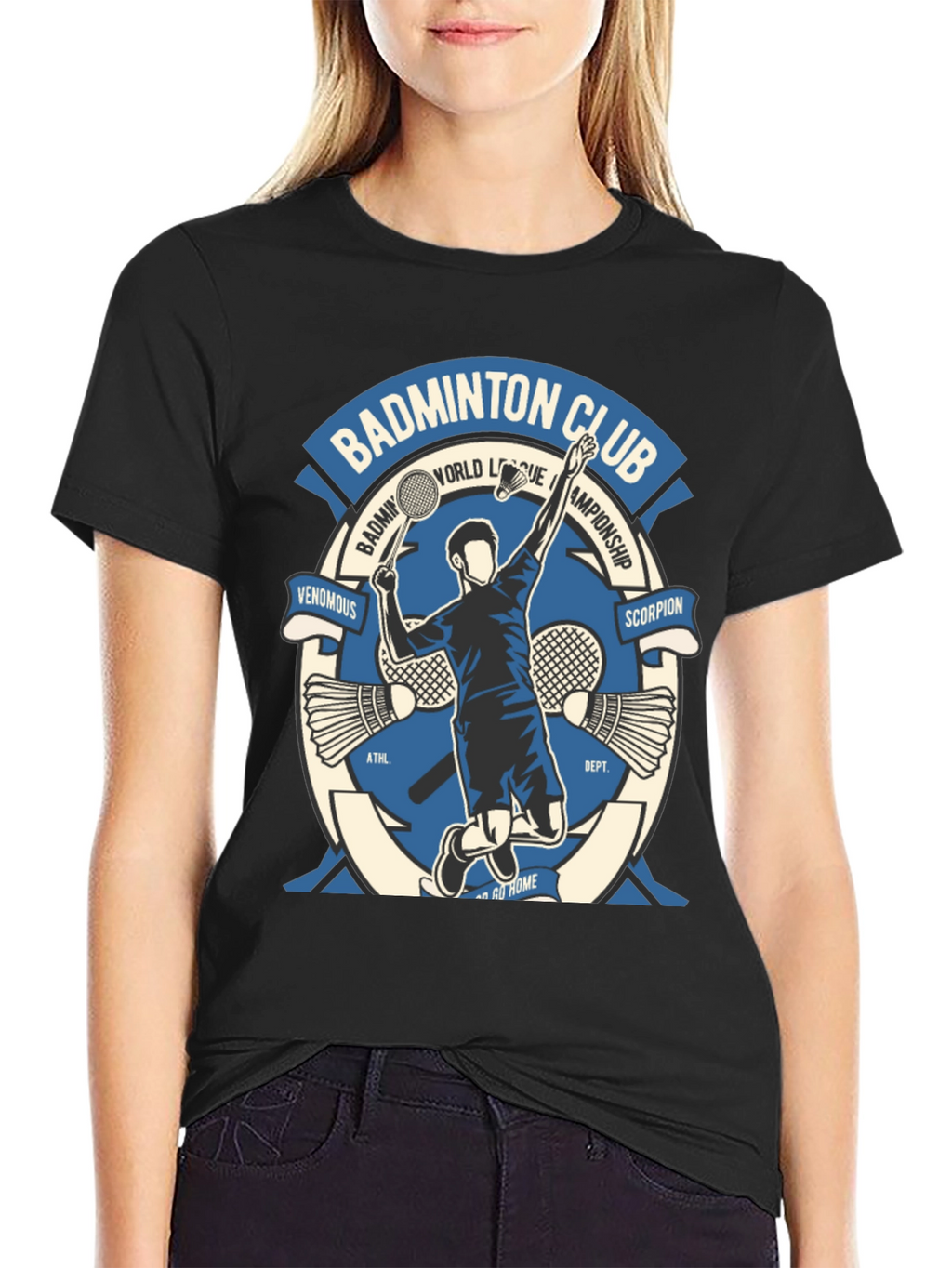 Badminton Club Graphic Tee