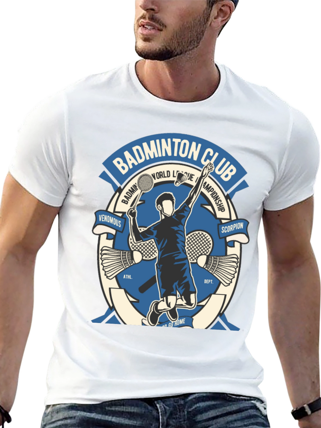 Badminton Club Graphic Tee