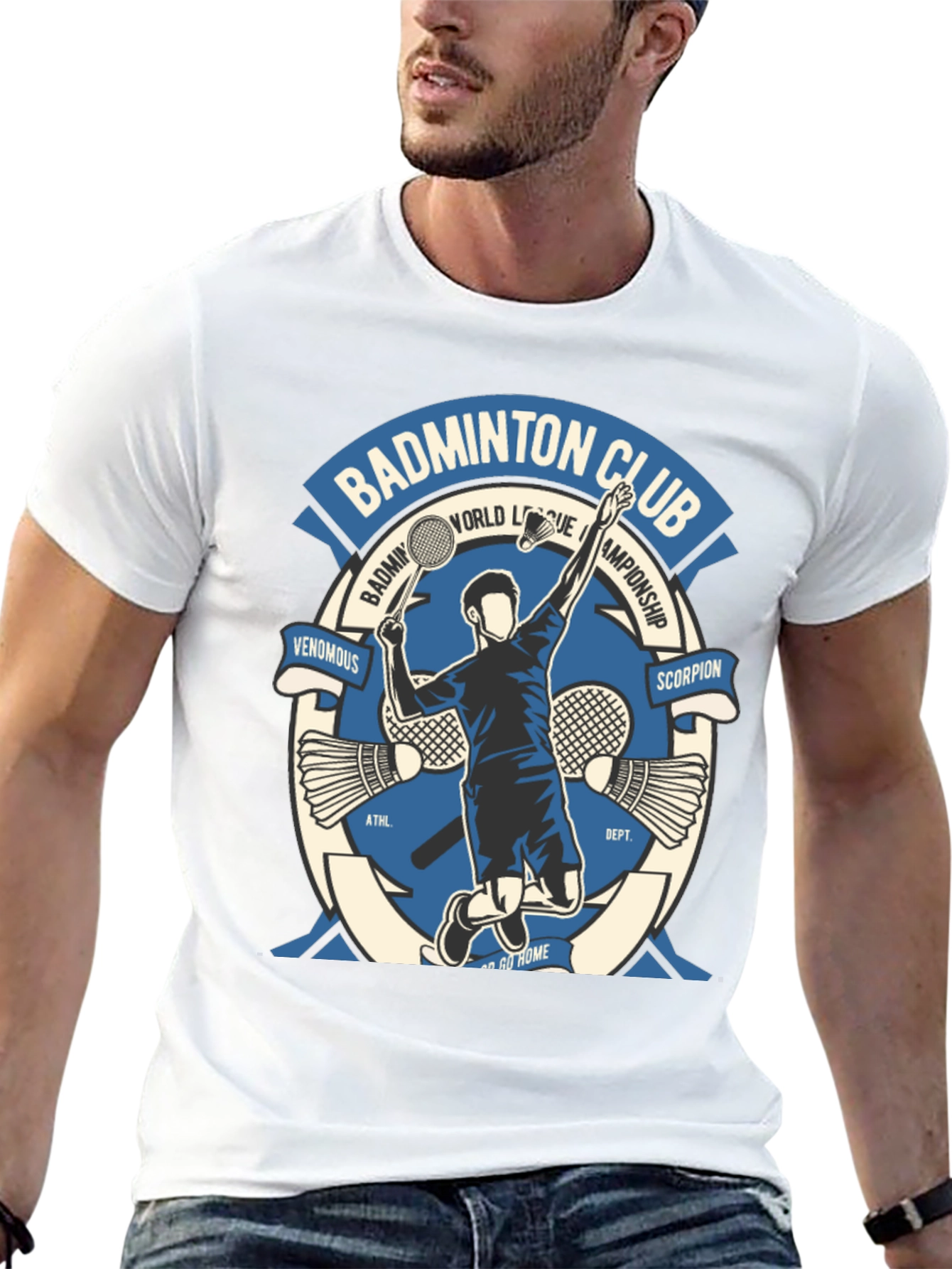 Badminton Club Graphic Tee
