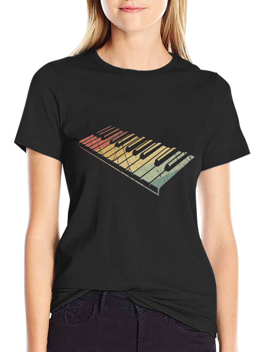 Retro Piano Keys T-Shirt