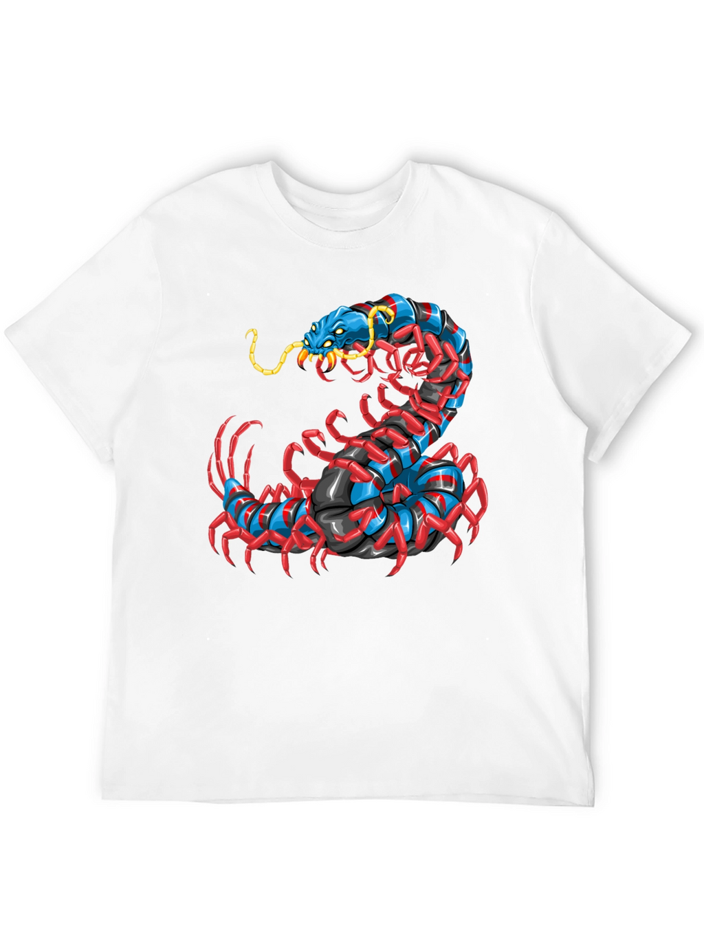 Centipede Graphic Black T-Shirt