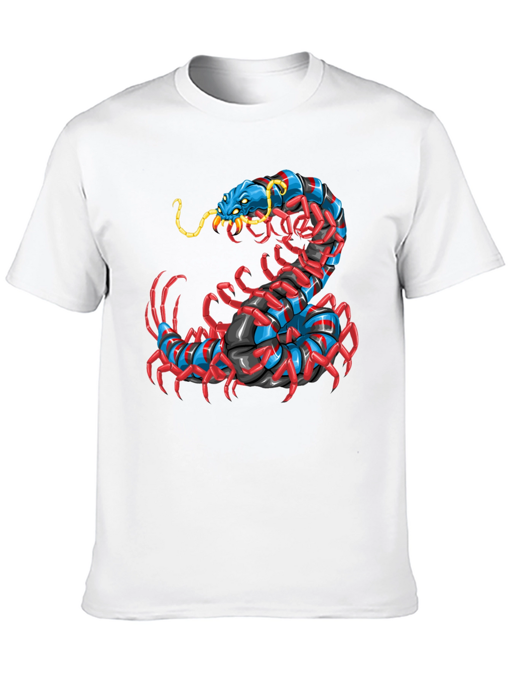 Centipede Graphic Black T-Shirt