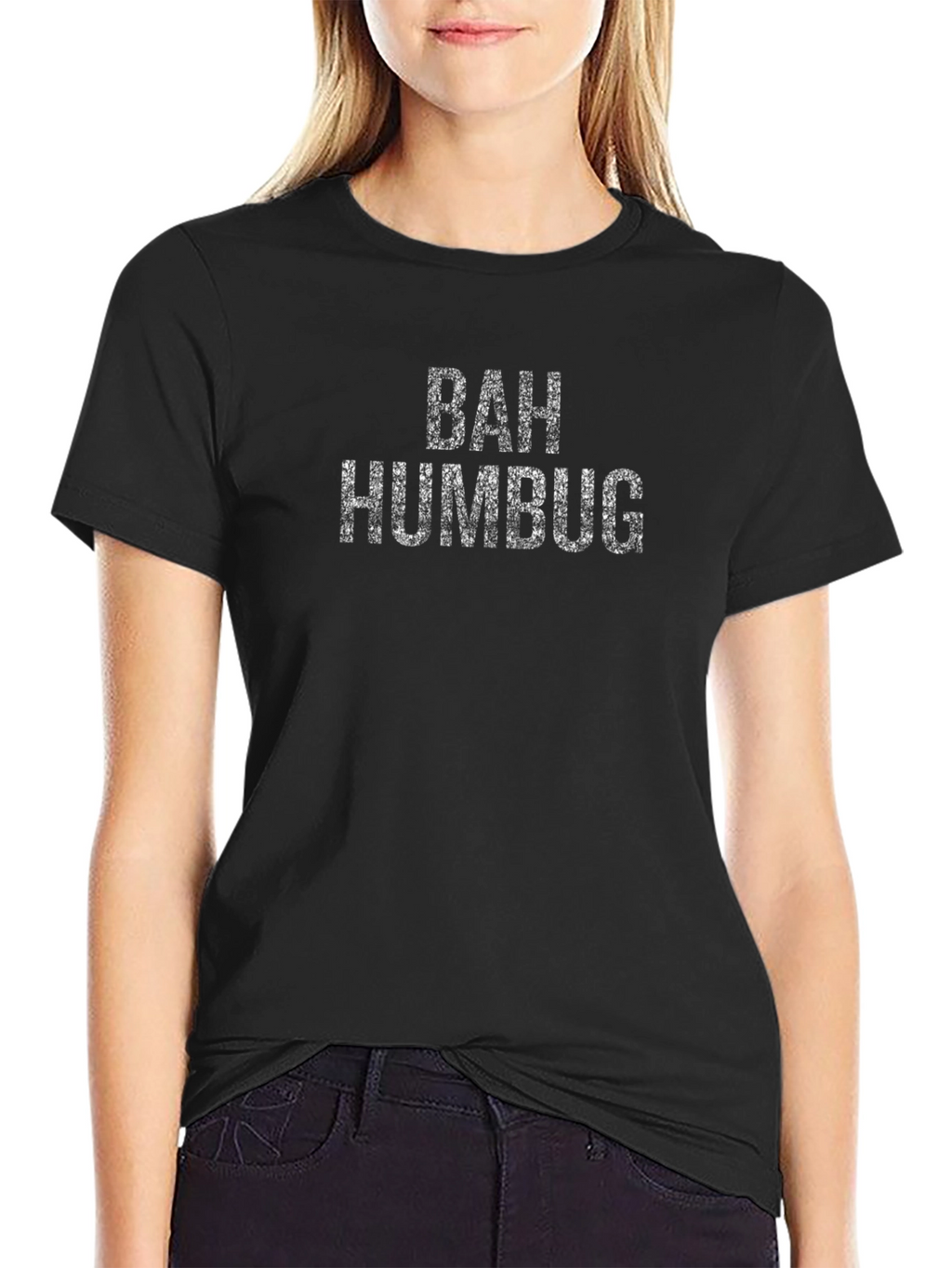 Bah Humbug Graphic Tee - Mens Black T-Shirt