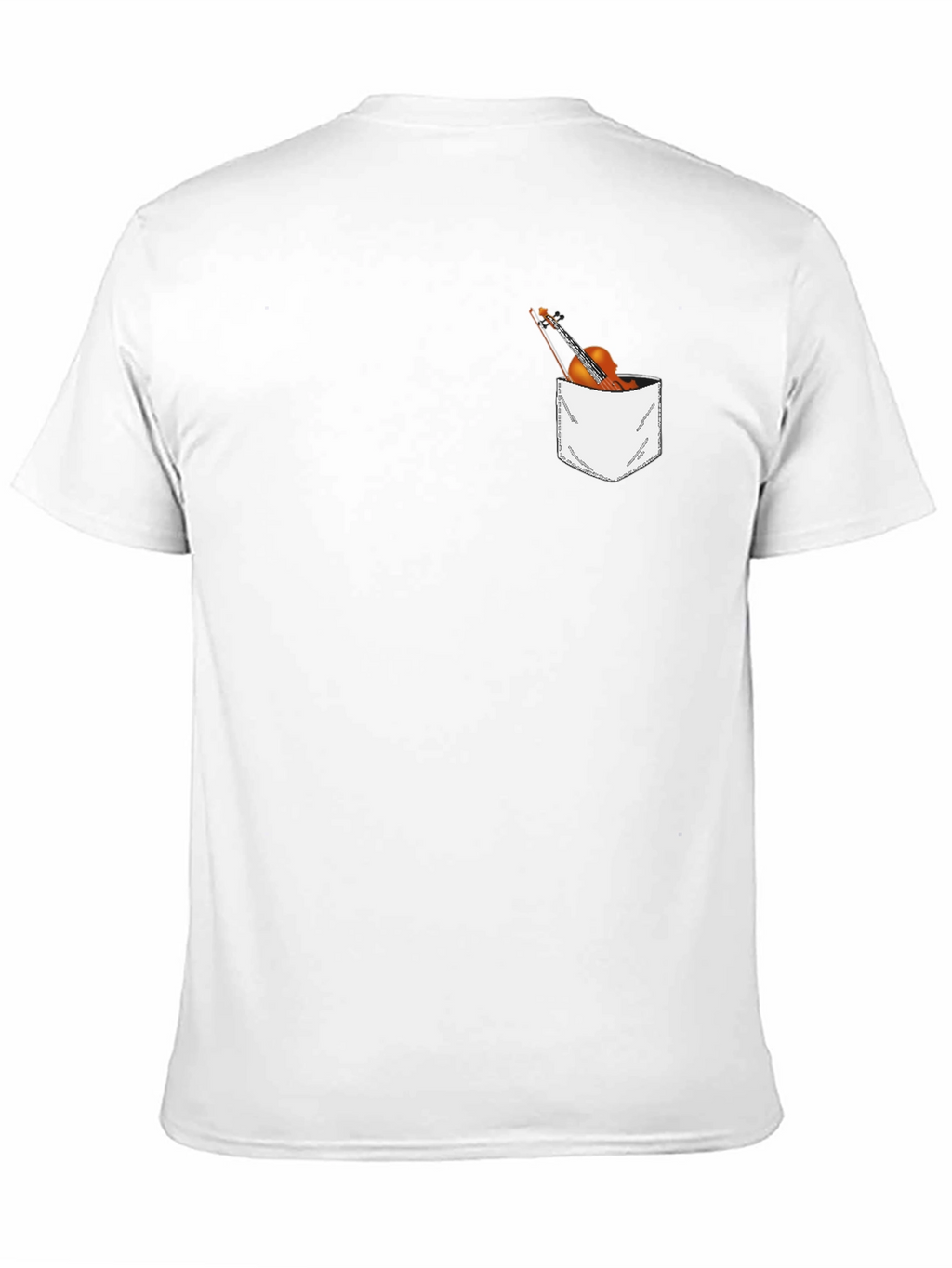 Violin Pocket T-Shirt - Musician Graphic Tee