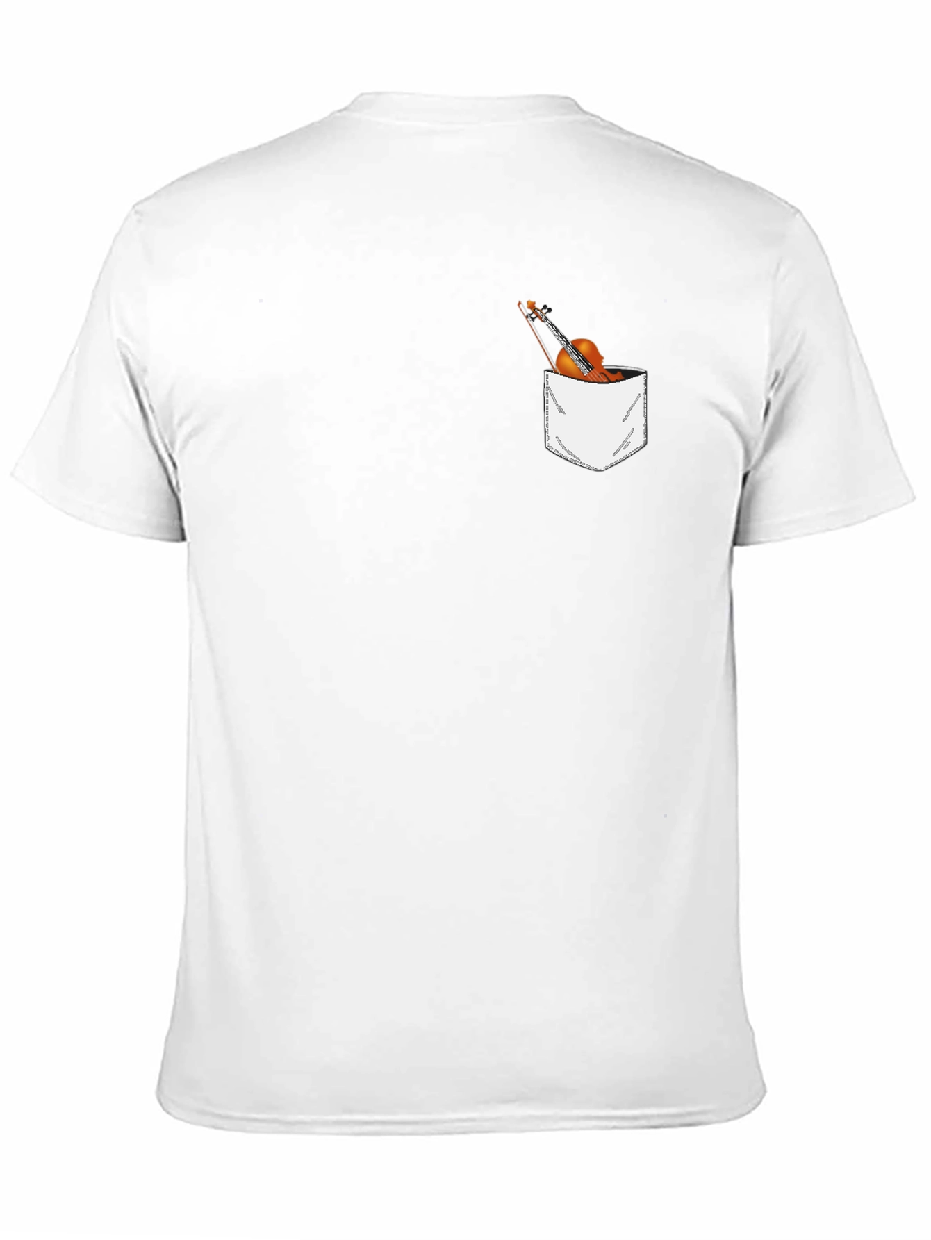 Violin Pocket T-Shirt - Musician Graphic Tee