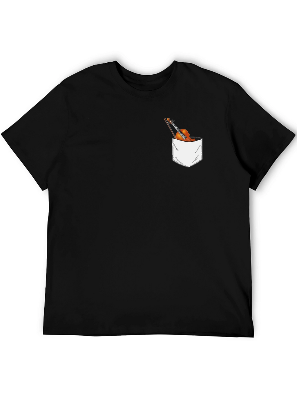 Violin Pocket T-Shirt - Musician Graphic Tee