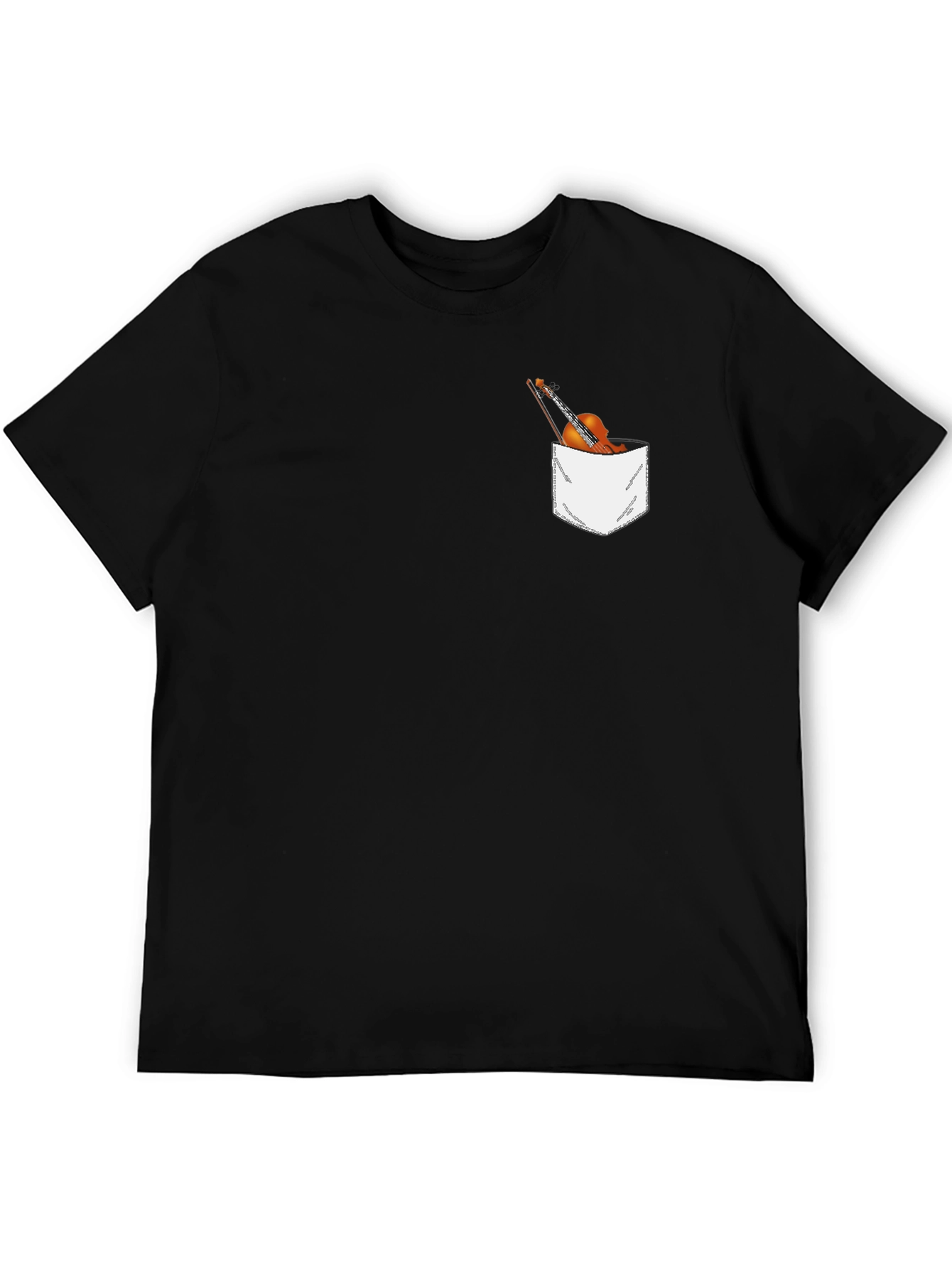 Violin Pocket T-Shirt - Musician Graphic Tee