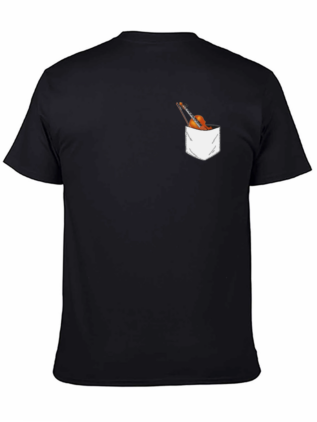 Violin Pocket T-Shirt - Musician Graphic Tee