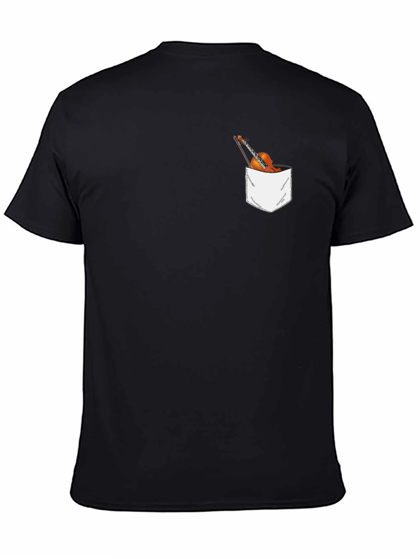 Violin Pocket T-Shirt - Musician Graphic Tee