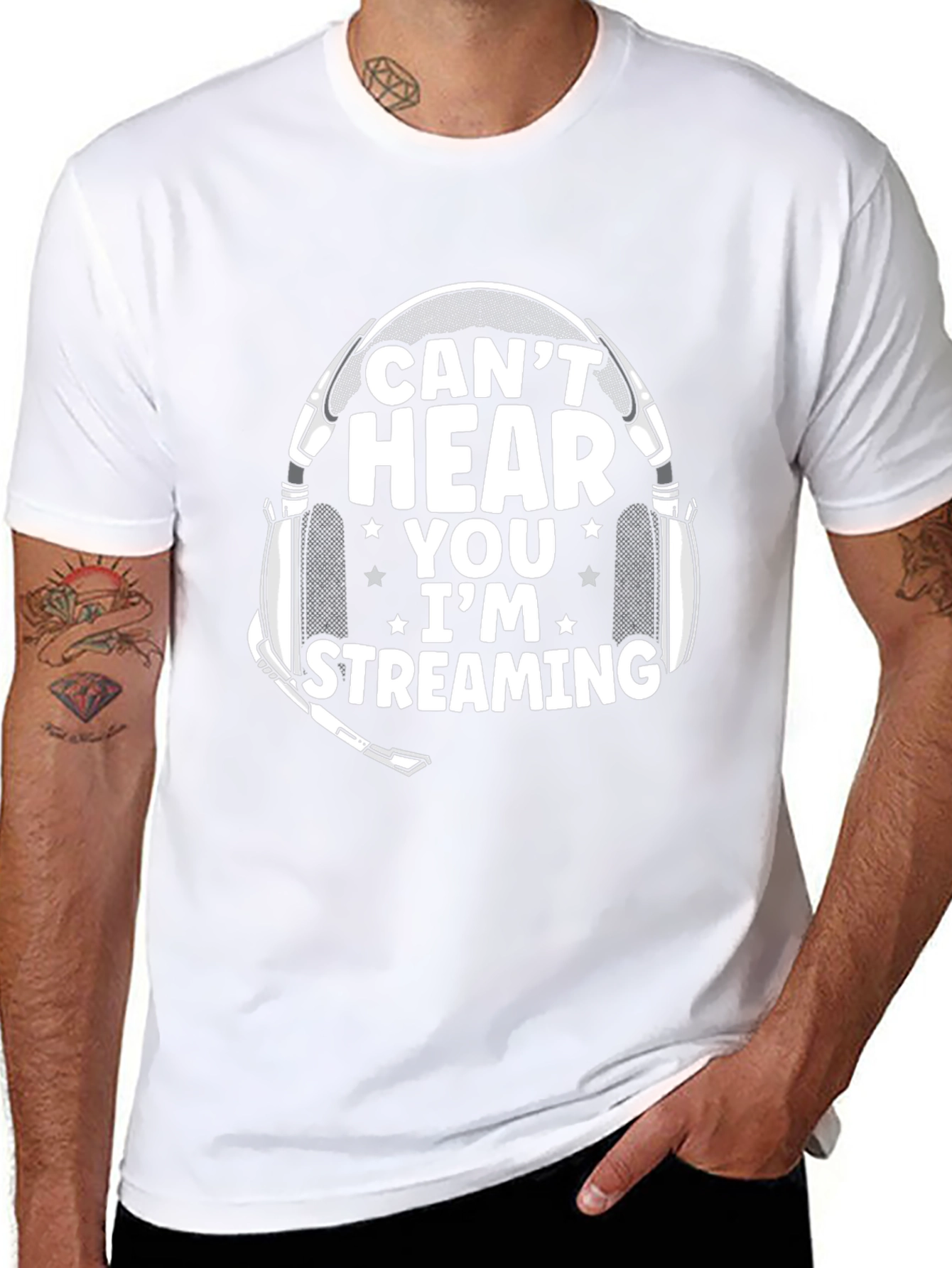 Cant Hear You Im Streaming T-Shirt
