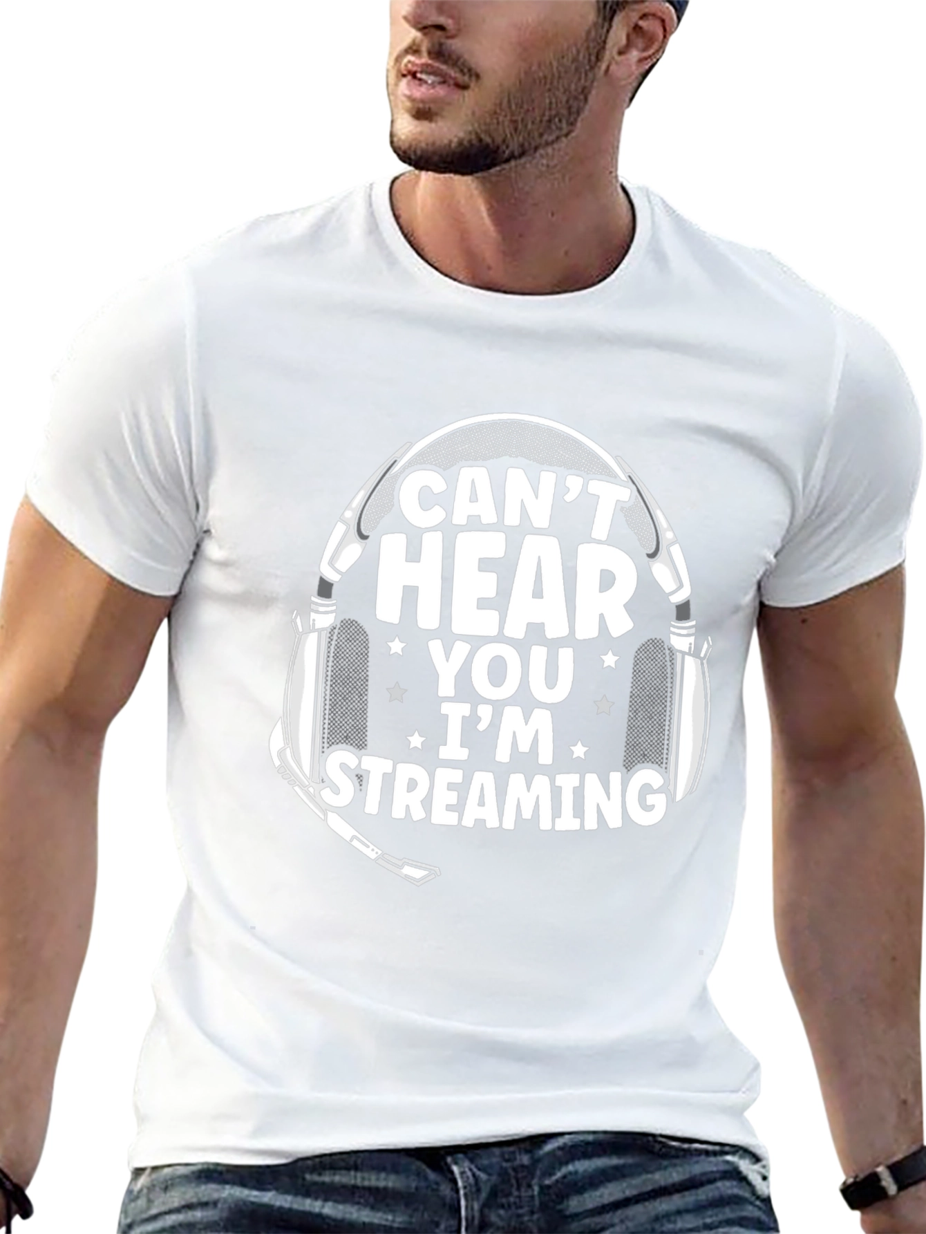 Cant Hear You Im Streaming T-Shirt