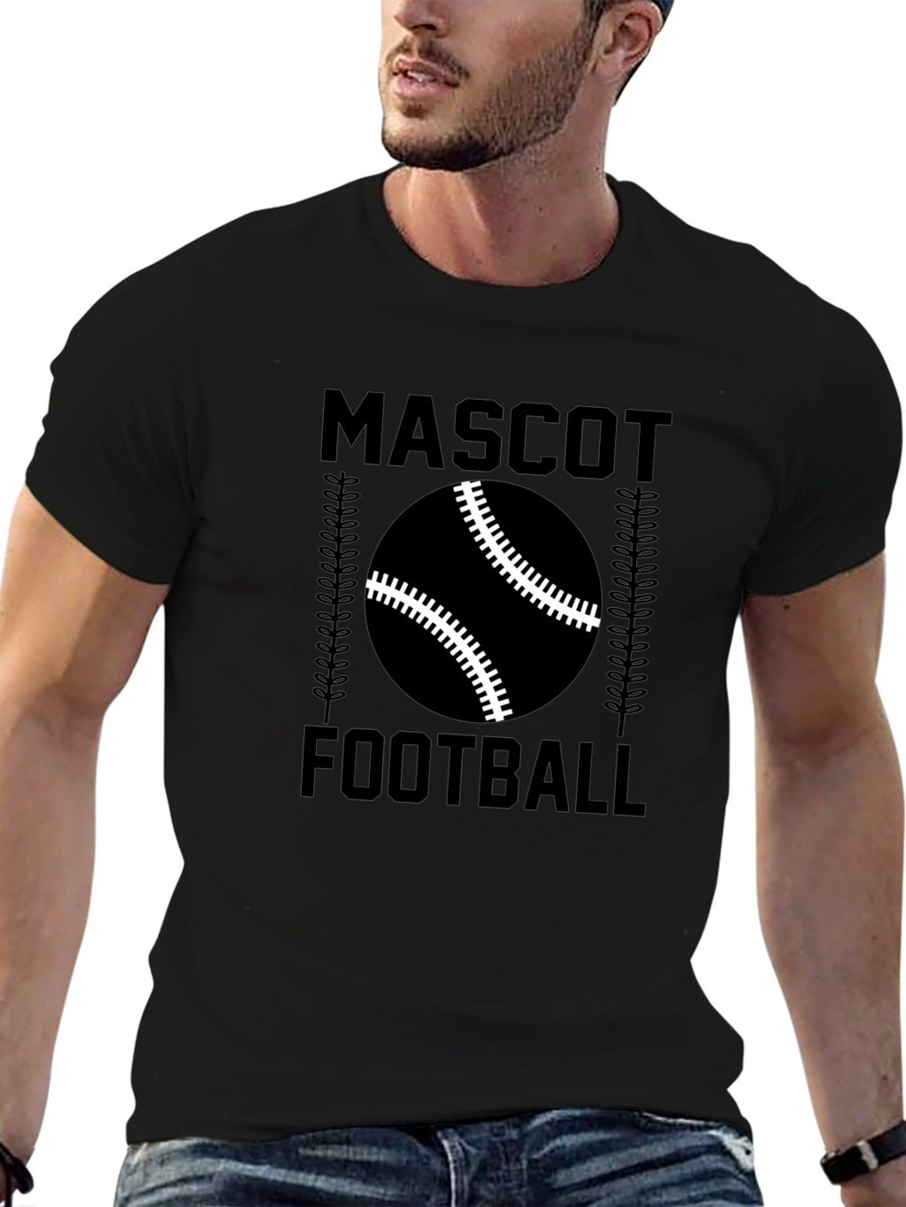 Mascot Football Graphic T-Shirt
