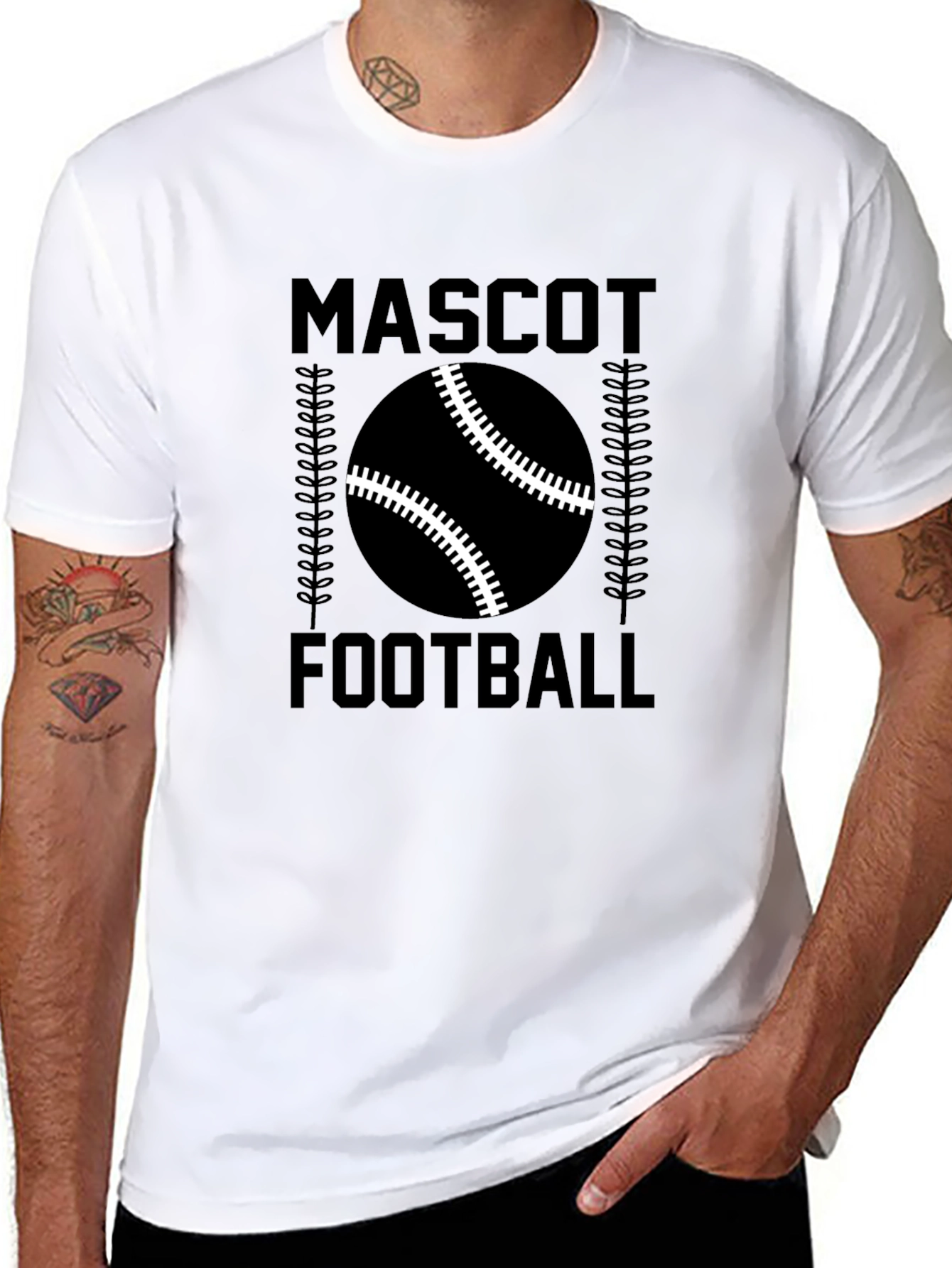 Mascot Football Graphic T-Shirt