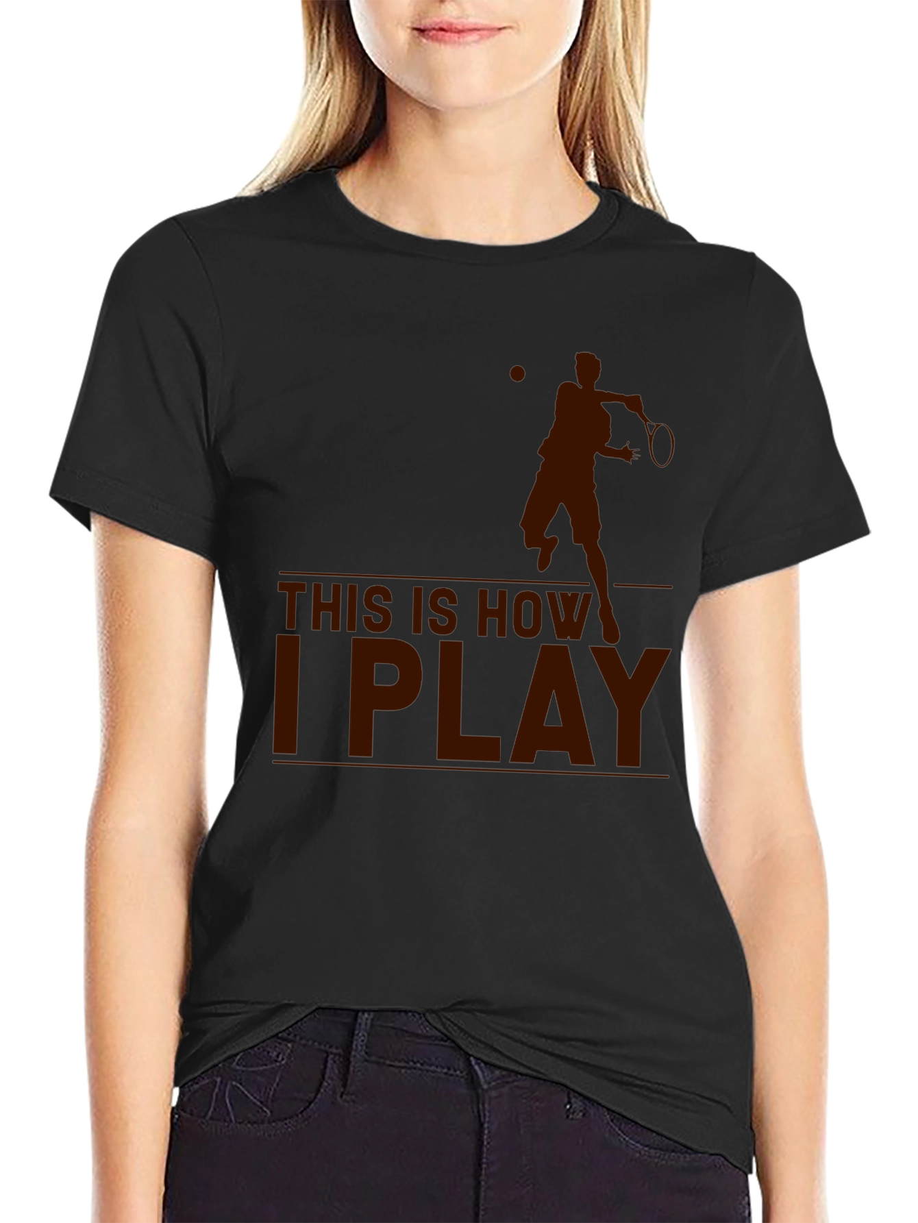 Tennis Player Graphic T-Shirt - This Is How I Play