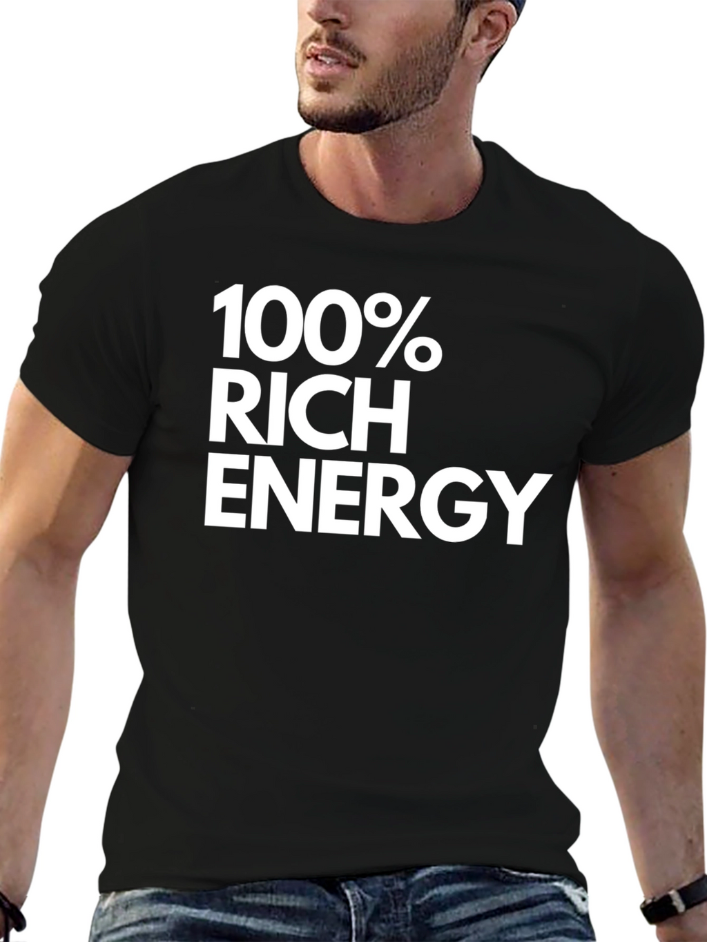100% Rich Energy Graphic Tee