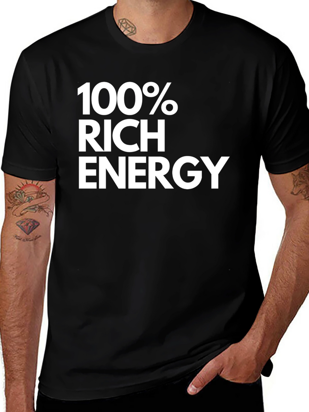 100% Rich Energy Graphic Tee