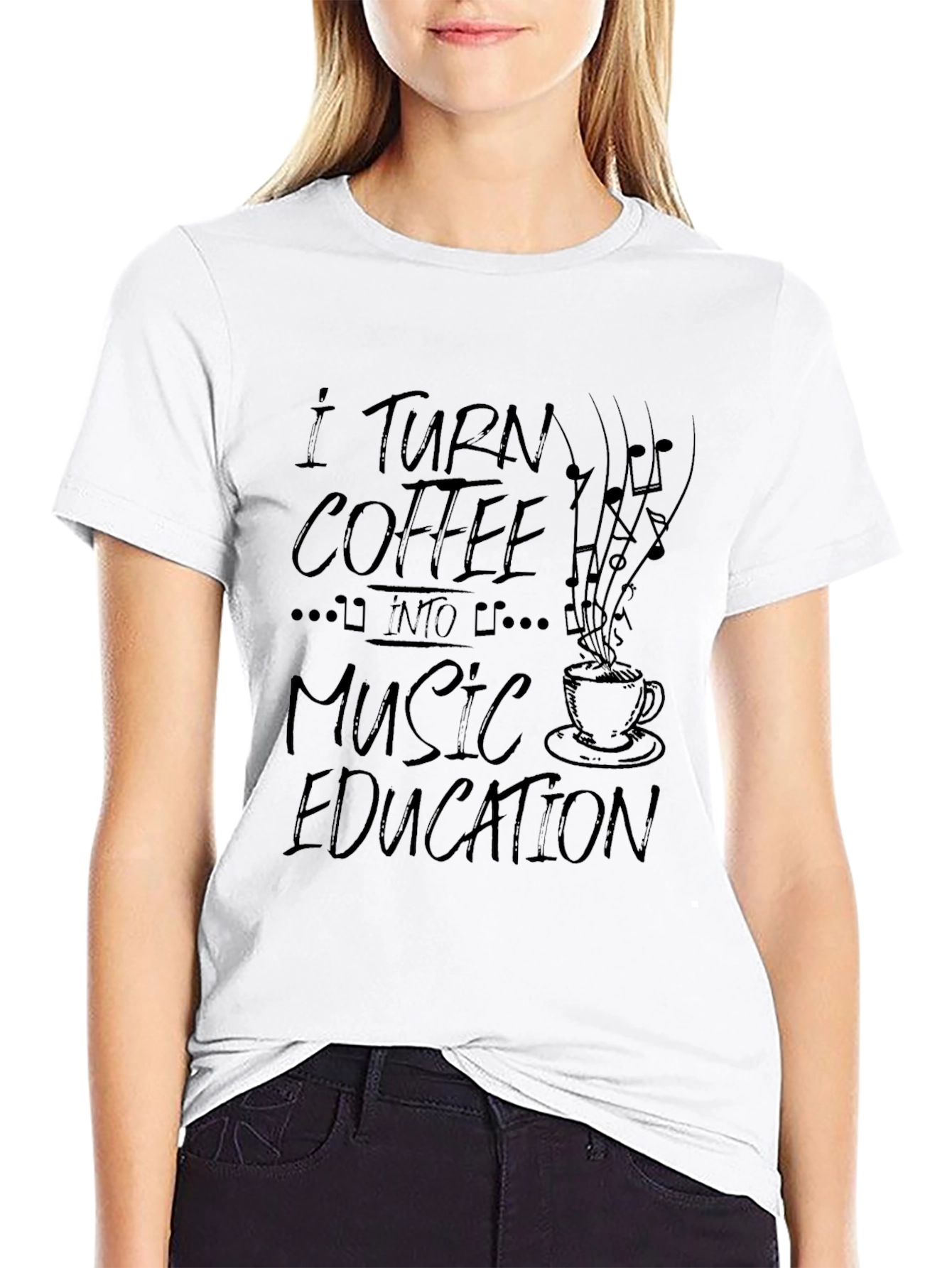 Music Teacher Coffee T-Shirt