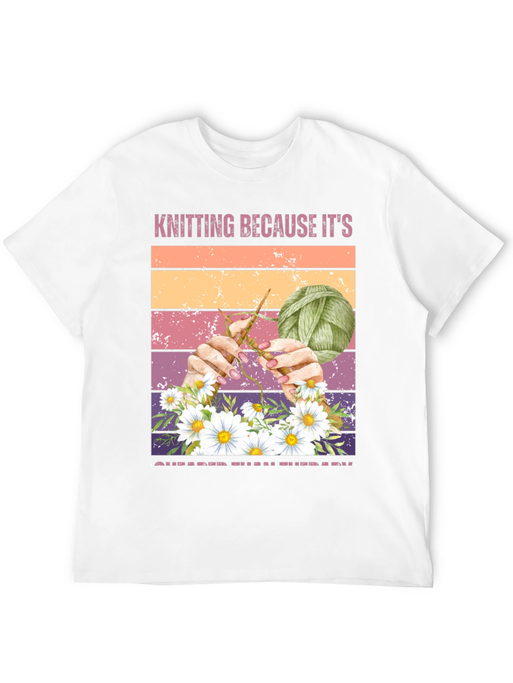 Knitting Therapy T-Shirt