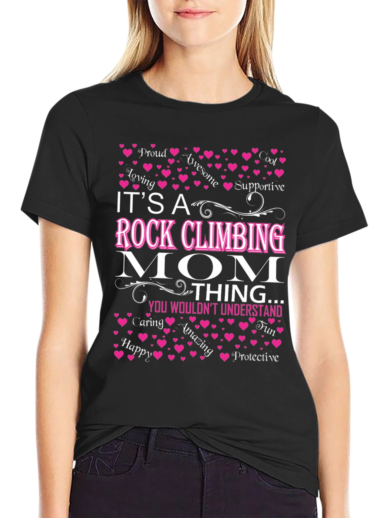 Rock Climbing Mom T-Shirt - Perfect Gift for Active Mothers