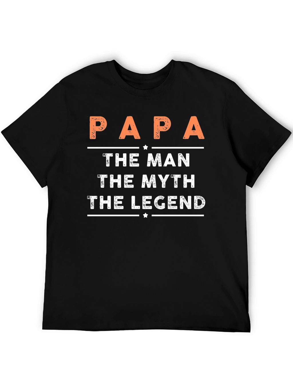 Papa The Man Myth Legend Graphic Tee