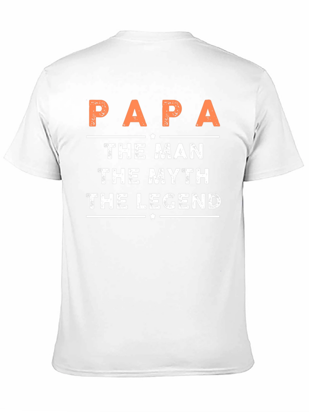 Papa The Man Myth Legend Graphic Tee