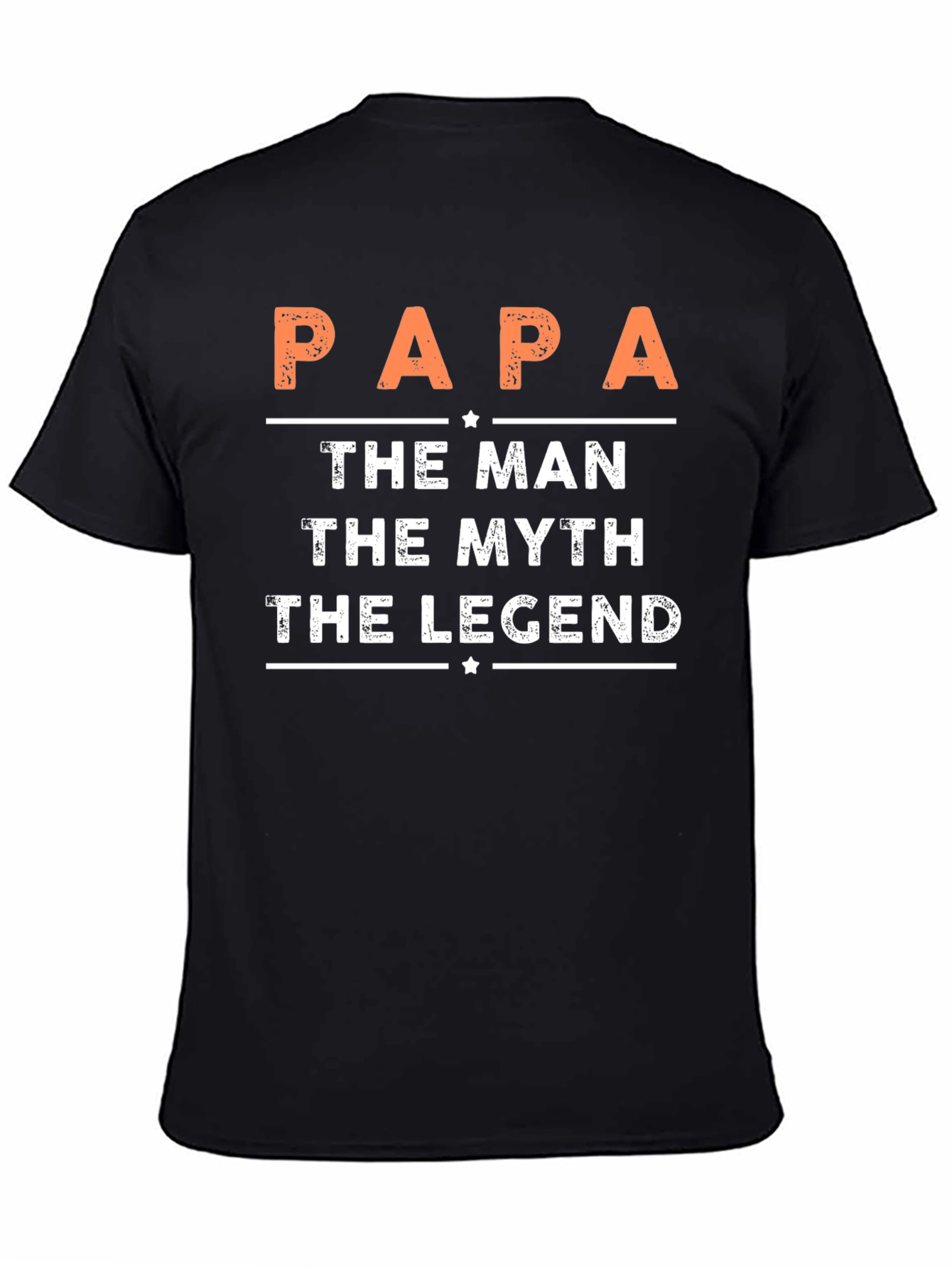 Papa The Man Myth Legend Graphic Tee