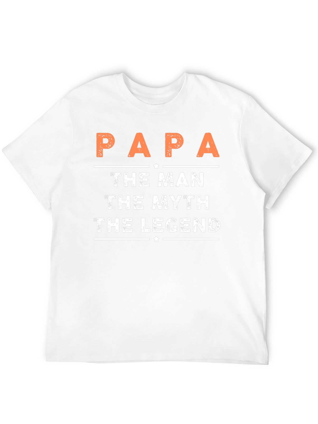 Papa The Man Myth Legend Graphic Tee