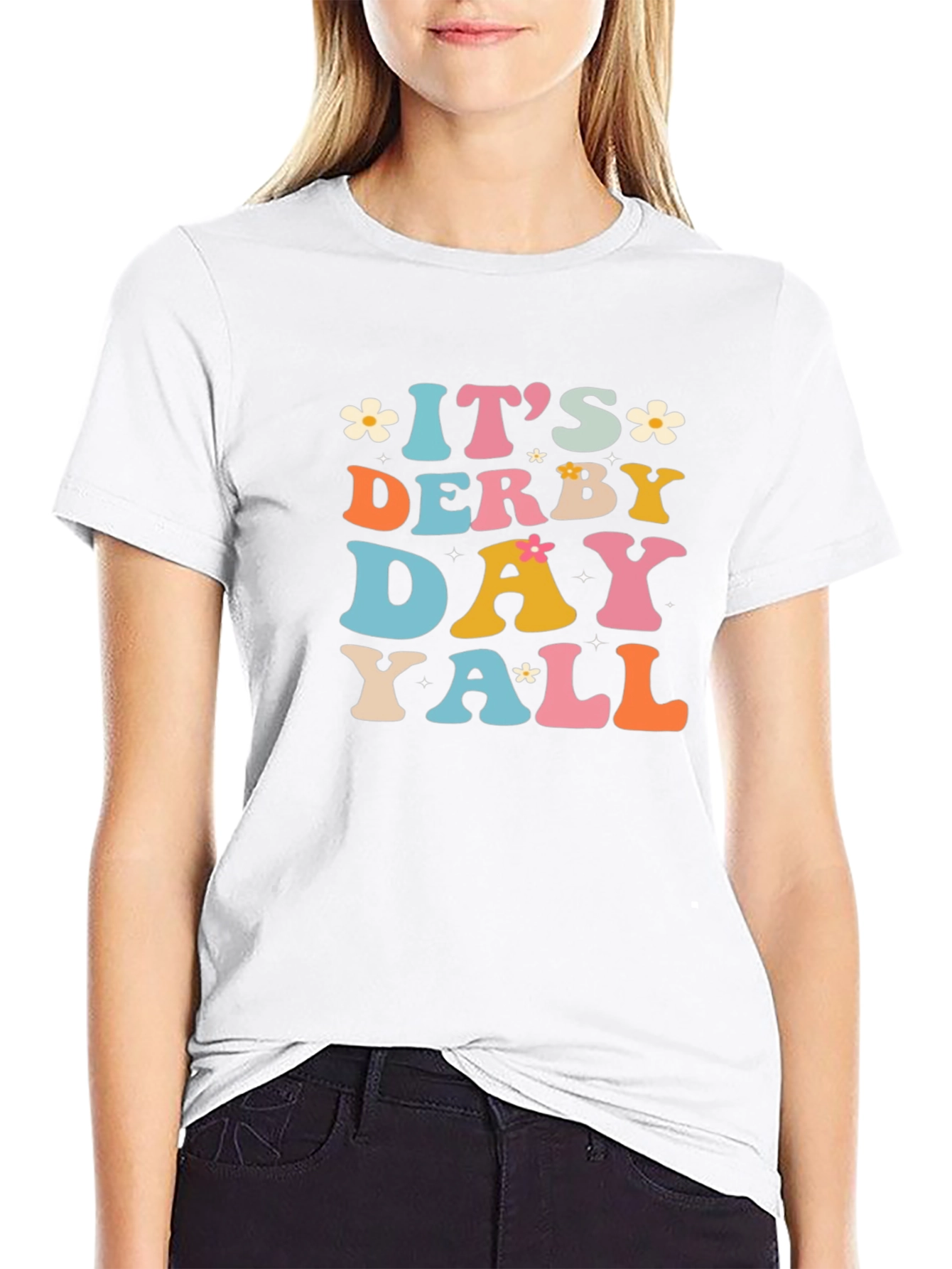 Its Derby Day Yall Black Graphic T-Shirt