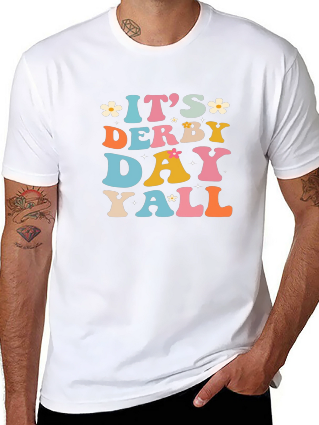 Its Derby Day Yall Black Graphic T-Shirt
