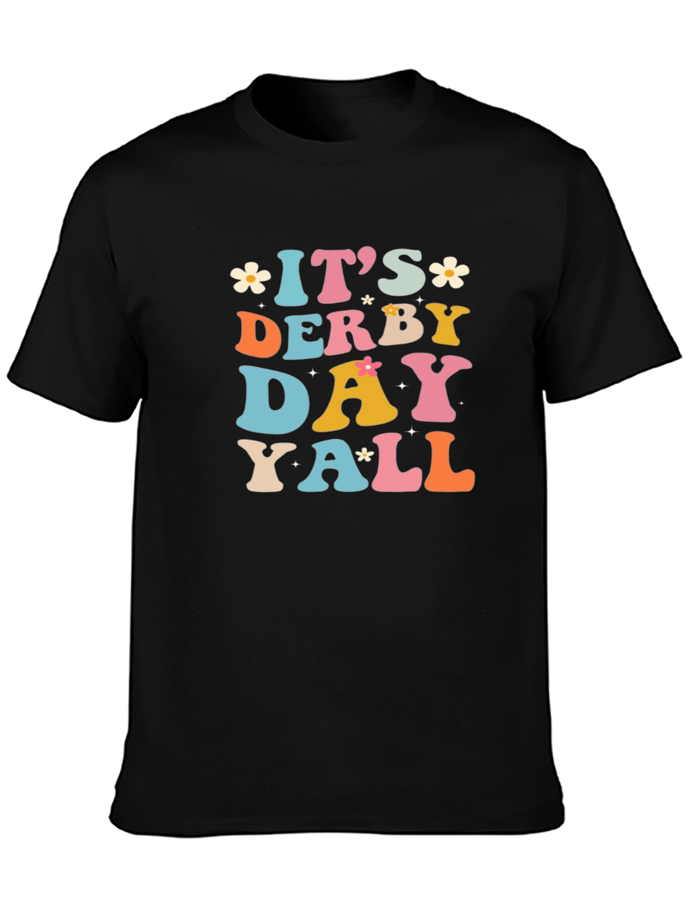 Its Derby Day Yall Black Graphic T-Shirt