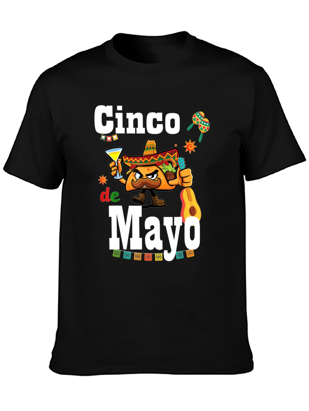 Cinco de Mayo T-Shirt - Taco Fiesta Party Tee