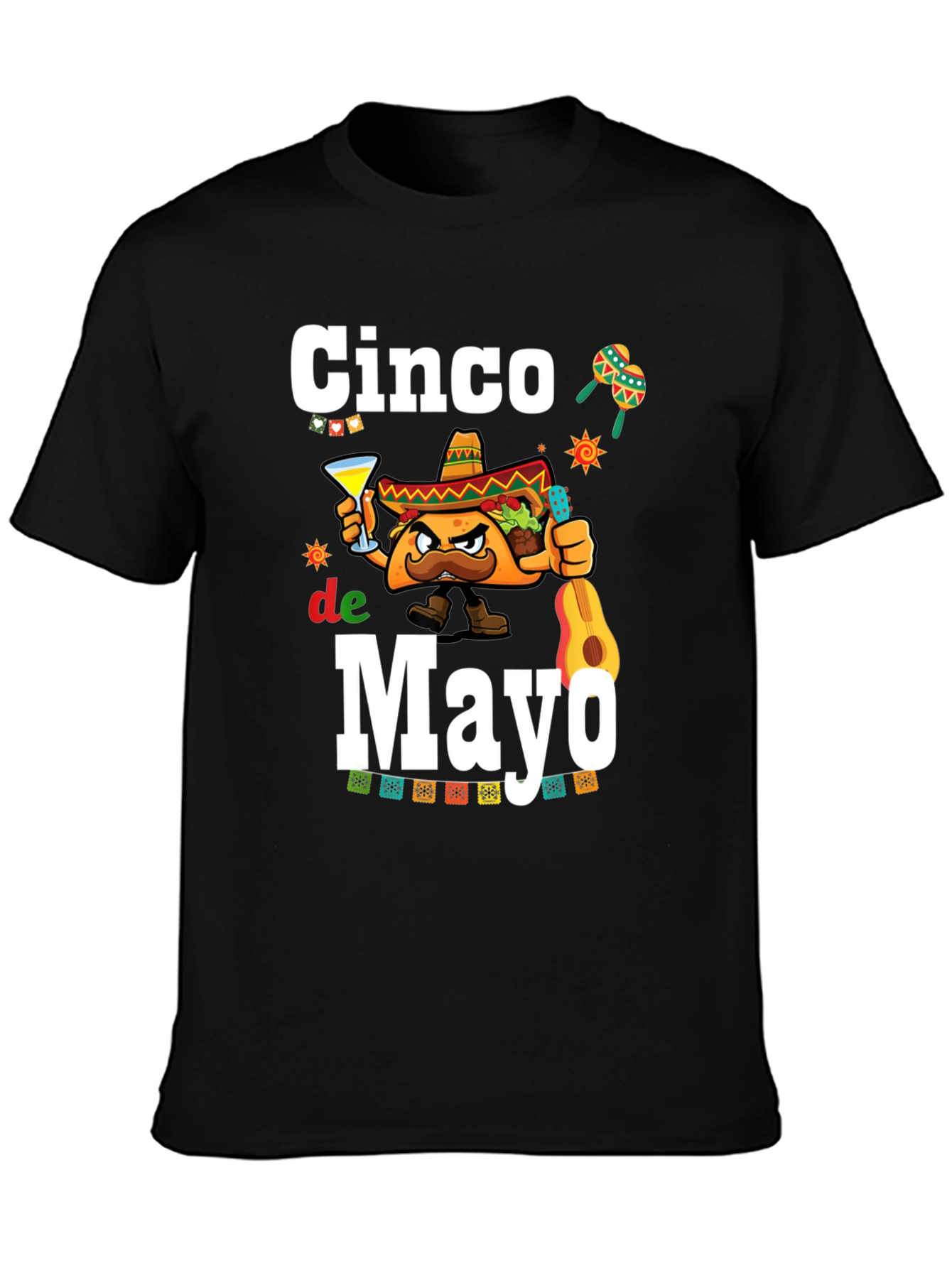 Cinco de Mayo T-Shirt - Taco Fiesta Party Tee